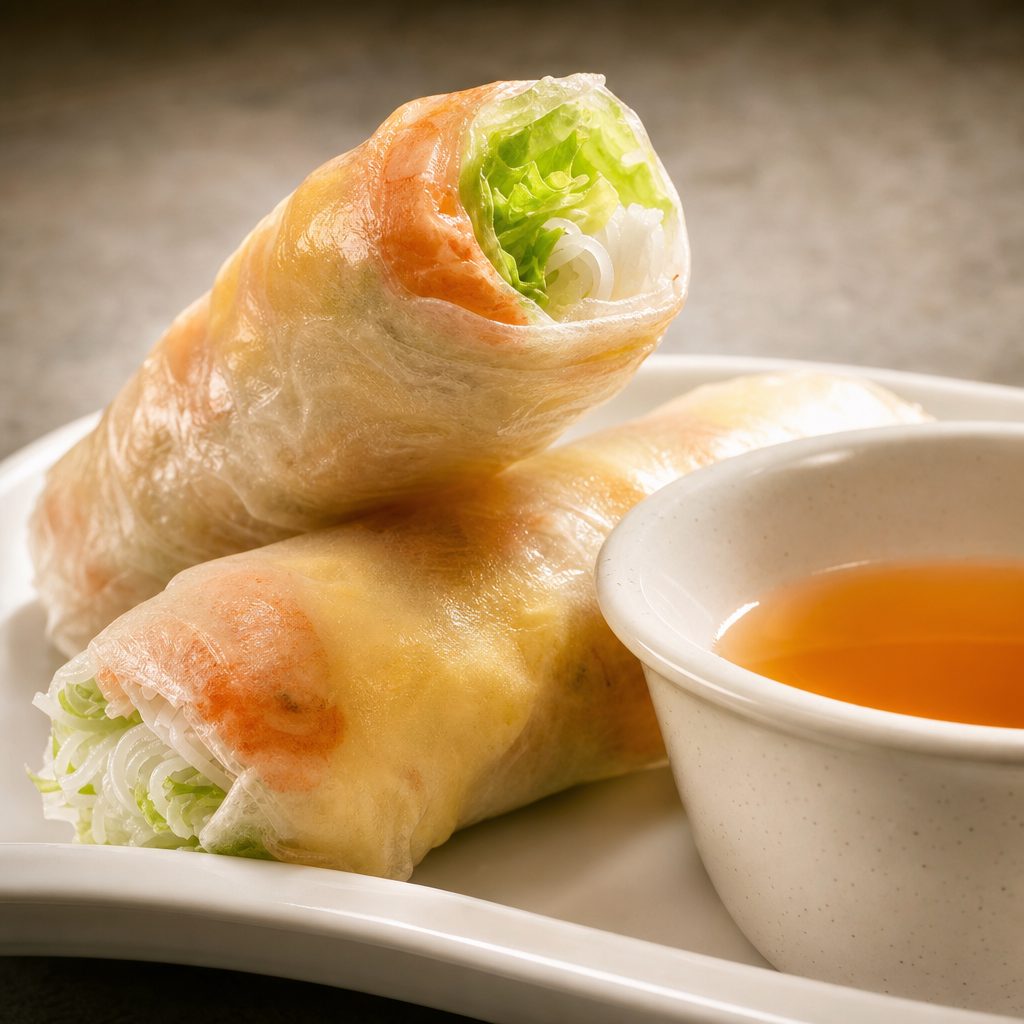 Gỏi Cuốn Chạy (2) - Frugally Green Spring Roll.