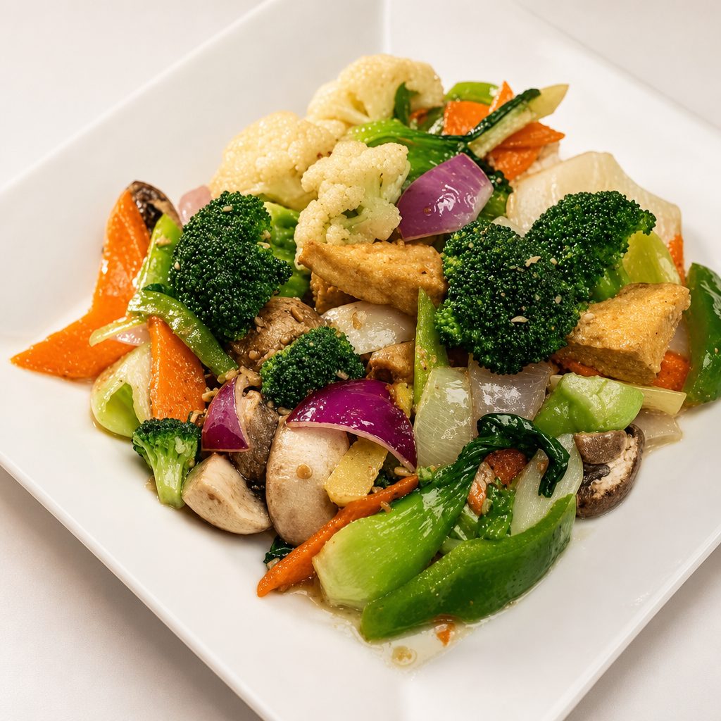 Bông Cải Xào Gà - Roosting in Cauliflower Basket (with Chicken).