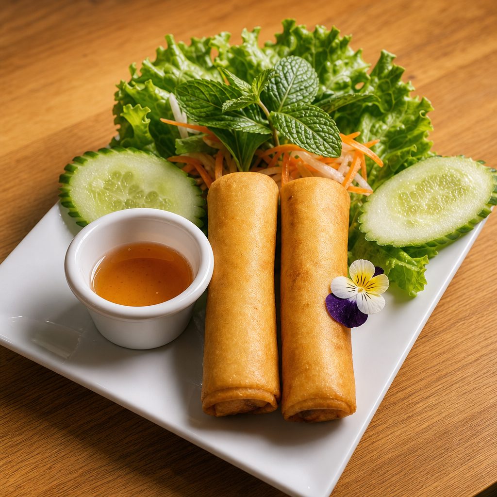 Chả Giò Tôm Cua (2) - Blue Paradise Summer Roll.