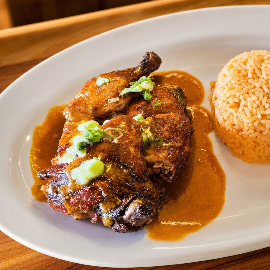 Cơm Gà Hoàng Gia - Imperial Medallion Chicken.